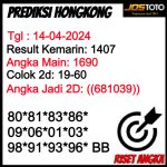 Prediksi Togel Jostoto Hongkongpools 14 April 2024