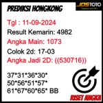 PREDIKSI TOGEL HK JOSTOTO