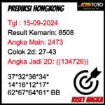 PREDIKSI TOGEL HK JOSTOTO