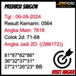 PREDIKSI TOGEL SAIGON JOSTOTO